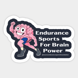 Endurance Sports for Brain Power Sticker